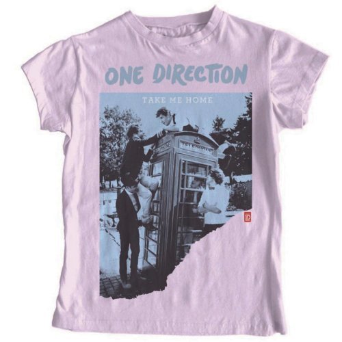 Cover for One Direction · One Direction Ladies T-Shirt: Take Me Home (T-shirt) [size L] [Pink - Ladies edition]