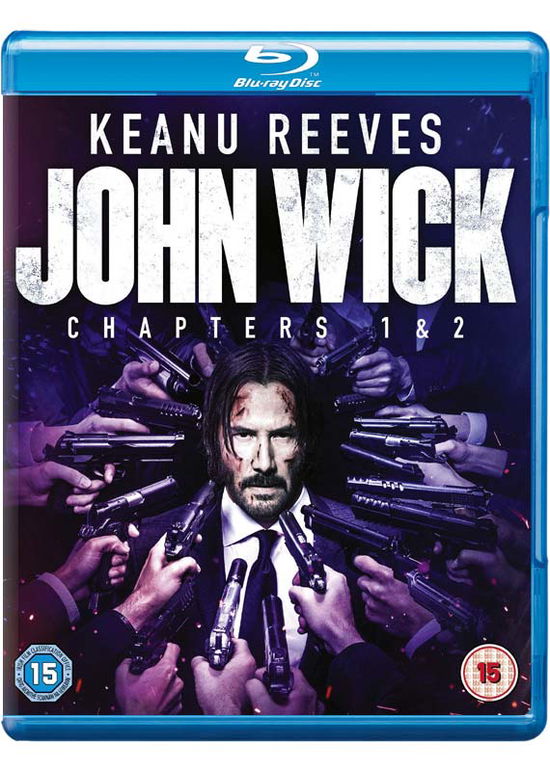 Cover for John Wick - Chapters 1 &amp; 2 (Blu-Ray) (2017)