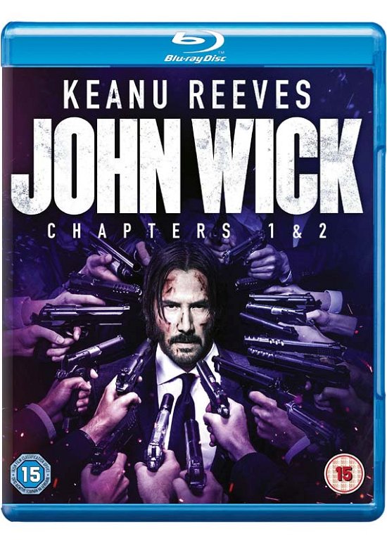 Cover for John Wick - Chapters 1 &amp; 2 (Blu-ray) (2017)