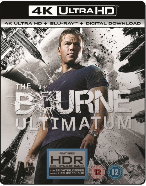 Cover for Bourne 3 Uhd · Bourne - The Bourne Ultimatum (4K Ultra HD) (2017)