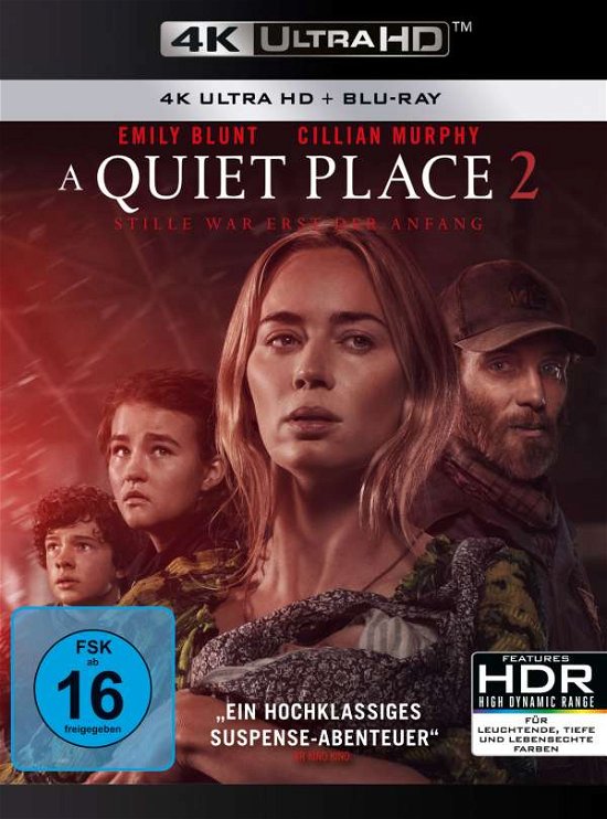 Cover for Emily Blunt,john Krasinski,noah Jupe · A Quiet Place 2 (4K UHD Blu-ray) (2021)
