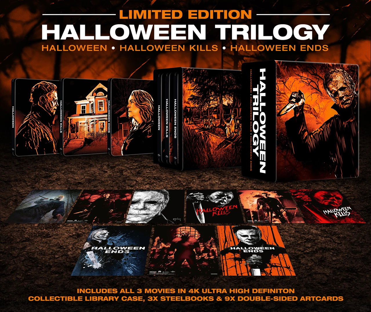 Halloween Ends Limited Edition 4K Steelbook sold