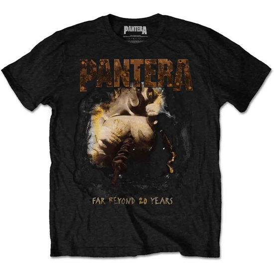 Cover for Pantera · Pantera Unisex T-Shirt: Original Cover (Black) (T-shirt) [size S] [Black - Unisex edition] (2016)