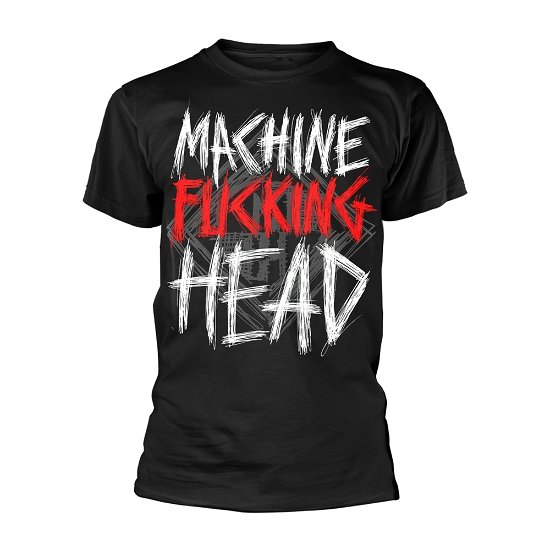 Machine Head Unisex T-Shirt: Bang Your Head (Back Print) - Machine Head - Mercancía - PHD - 5056187720199 - 7 de octubre de 2019