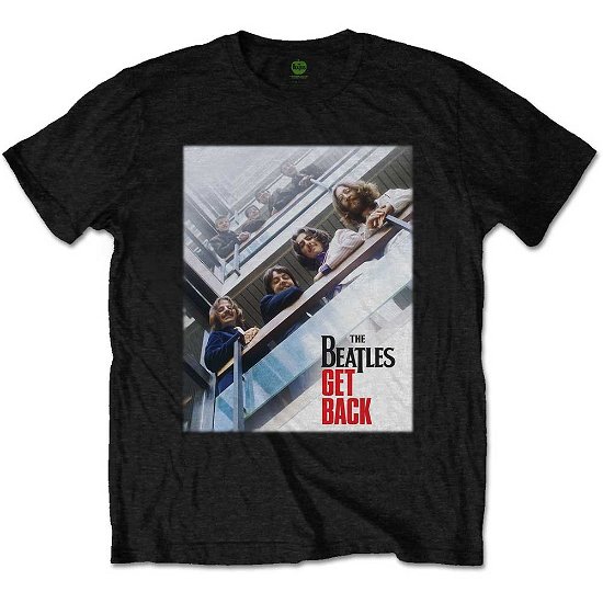 The Beatles Unisex T-Shirt: Get Back Poster - The Beatles - Koopwaar -  - 5056561023199 - 