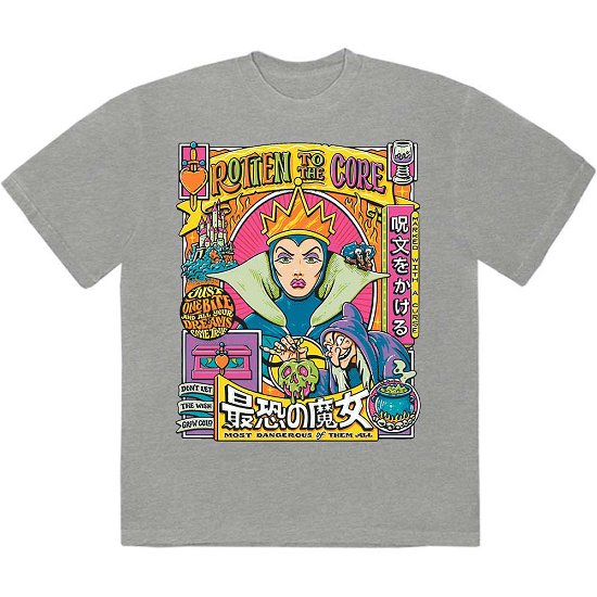Snow White Unisex T-Shirt: Evil Queen Rotten To The Core - Snow White - Merchandise -  - 5056737228199 - 