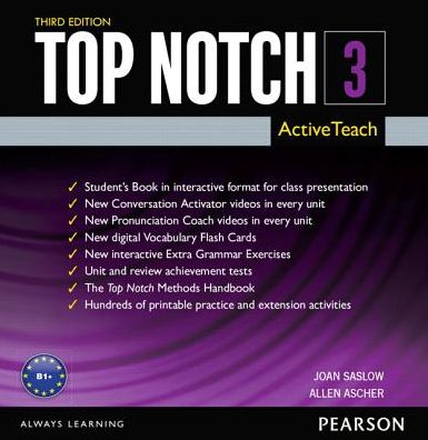 Cover for Saslow · Top Notch 3 ActiveTeach (Book) (2015)