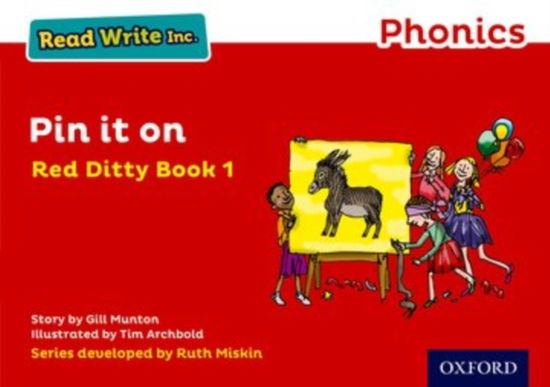 Cover for Gill Munton · Read Write Inc. Phonics: Pin It On (Red Ditty Book 1) - Read Write Inc. Phonics (Pocketbok) (2023)