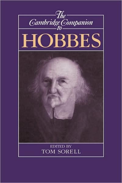 Cover for Tom Sorell · The Cambridge Companion to Hobbes - Cambridge Companions to Philosophy (Hardcover Book) (1996)