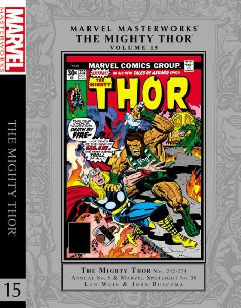 Cover for Len Wein · Marvel Masterworks: The Mighty Thor Vol. 15 (Innbunden bok) (2016)