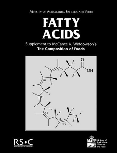 Cover for R McClance · Fatty Acids: Supplement to The Composition of Foods (Paperback Book) (1998)