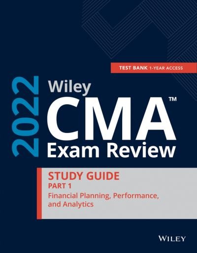 Cover for Wiley · Wiley CMA Exam Review 2022 Part 1 Study Guide: Financial Planning, Performance, and Analytics Set (1-year access) (Taschenbuch) (2021)