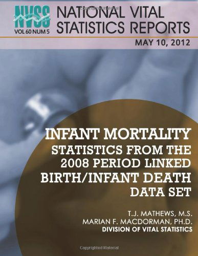 Cover for Centes for Disease Control and Prevention · National Vital Statistics Reports Volume 60, Number 5: Infant Mortality Statistics from the 2008 Period Linked Birth / Infant Death Data Set (Paperback Book) (2013)