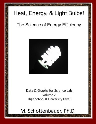 Cover for M. Schottenbauer · Heat, Energy, &amp; Light Bulbs! the Science of Energy Efficiency: Data &amp; Graphs for Science Lab: Volume 2 (Taschenbuch) [Black and White edition] (2013)