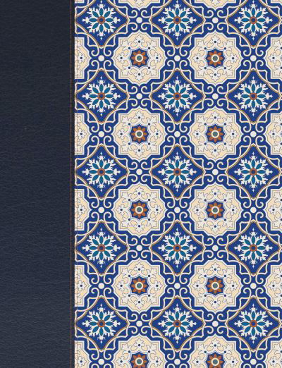 Cover for B&amp;H Espanol Editorial Staff · RVR 1960 Biblia de apuntes, piel fabricada y mosaico crema y azul (Hardcover Book) (2018)