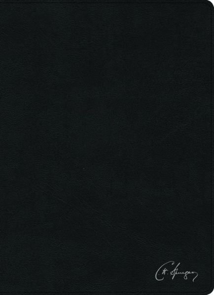 Cover for B&amp;H Espanol Editorial Staff · RVR 1960 Biblia de estudio Spurgeon, negro piel genuina con indice (Læderbog) (2019)
