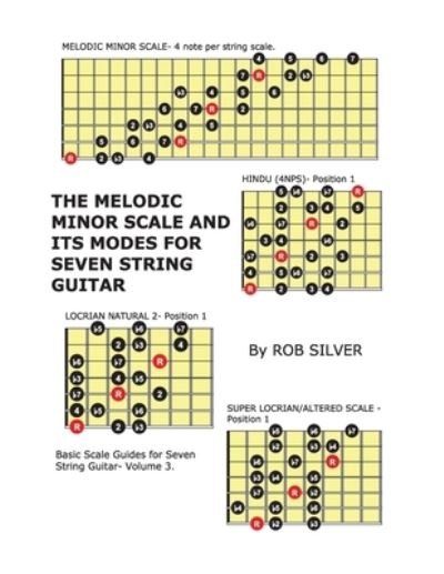 Cover for Rob Silver · The Melodic Minor Scale and its Modes for Seven String Guitar (Paperback Book) (2017)