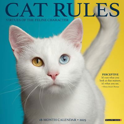 Cover for Willow Creek Press · Cat Rules 2025 12 X 12 Wall Calendar (Kalender) (2024)