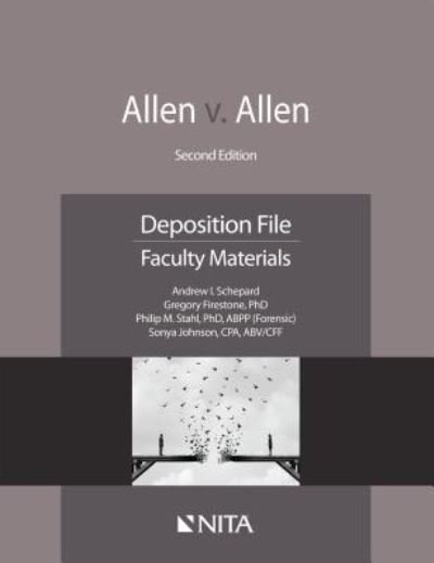 Cover for Nita · Allen V. Allen Deposition File, Faculty Materials (Bog) (2019)
