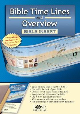 Cover for Rose Publishing · Bible Time Lines and Overview Bible Insert (Taschenbuch) (2017)