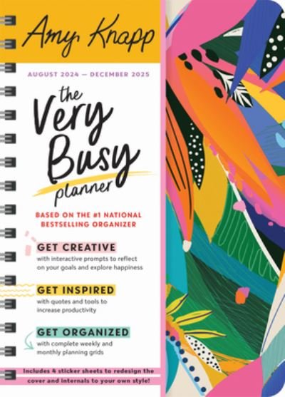 2025 Amy Knapp's The Very Busy Planner: August 2024 - December 2025 - Amy Knapp's Plan Your Life Calendars - Amy Knapp - Merchandise - Sourcebooks, Inc - 9781728292199 - 1. august 2024