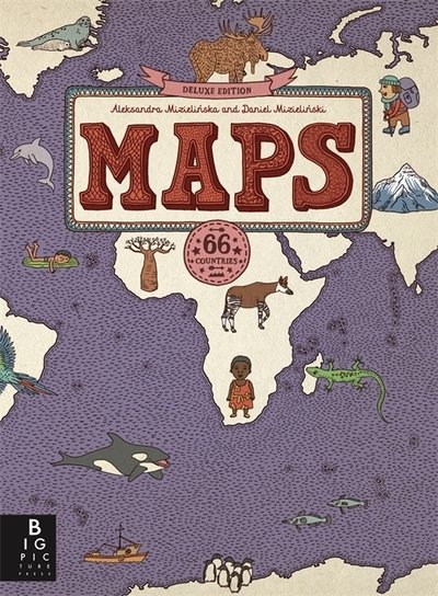 Cover for Mizielinski, Aleksandra and Daniel · MAPS: Deluxe Edition - Maps (Hardcover Book) (2020)