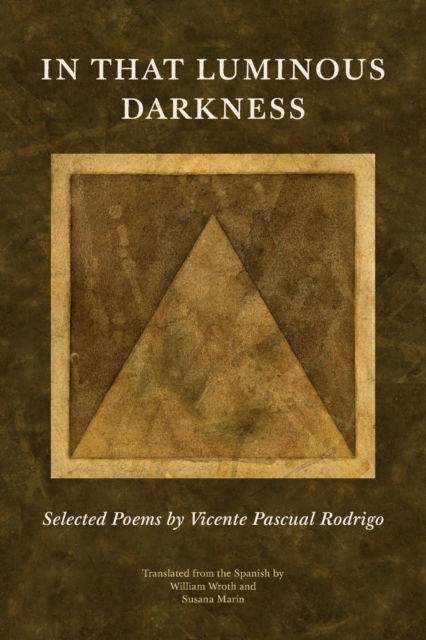 Cover for Vicente Pascual Rodrigo · In That Luminous Darkness: Selected Poems by Vicente Pascual Rodrigo (Paperback Book) (2020)