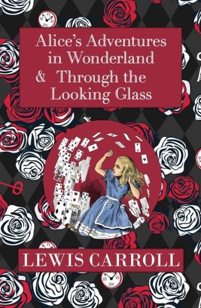 Cover for Lewis Carroll · The Alice in Wonderland Omnibus Including Alice's Adventures in Wonderland and Through the Looking Glass (with the Original John Tenniel Illustrations) (Reader's Library Classics) (Pocketbok) (2021)