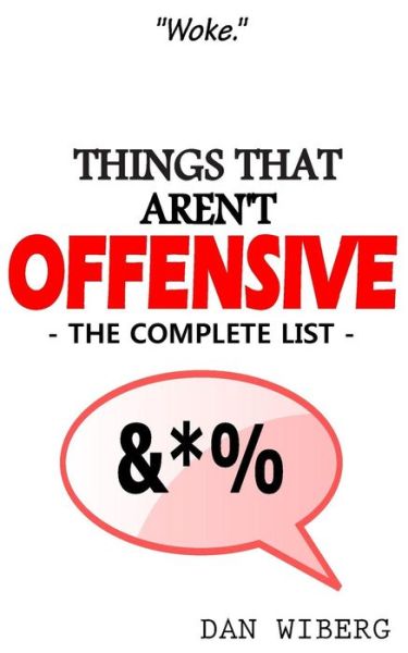 Cover for Dan Wiberg · Things That Aren't Offensive (Paperback Book) (2017)