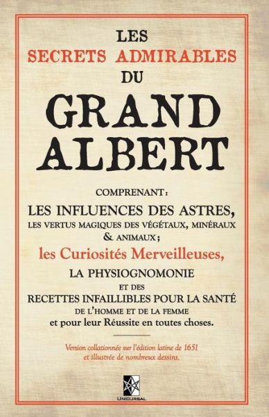 Cover for Albert Le Grand · Les Secrets Admirables Du Grand Albert (Paperback Book) (2019)