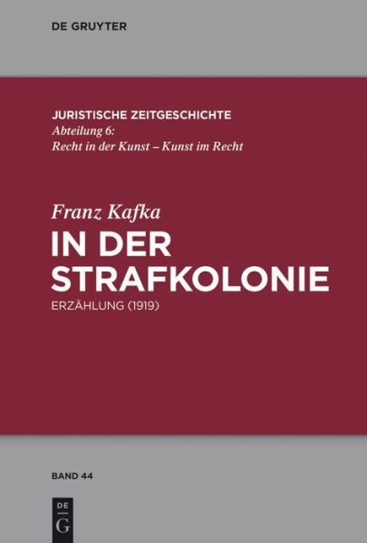 Cover for Kafka · In der Strafkolonie (Bok) (2017)