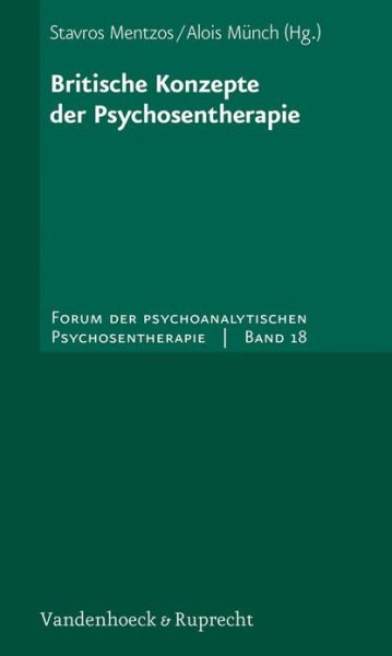 Cover for Stavros Mentzos · Britische Konzepte der Psychosentherapie (Paperback Book) (2009)