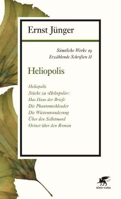 Cover for Jünger · Sämtliche Werke.19 (Book)