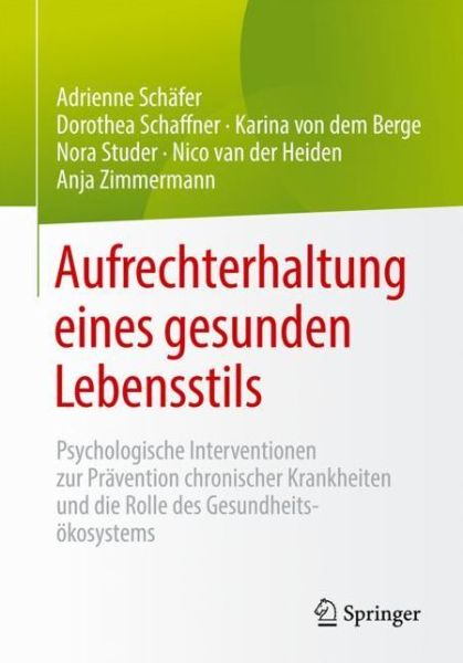 Cover for Schäfer · Aufrechterhaltung Eines Gesunden Lebensstils (Book) (2023)