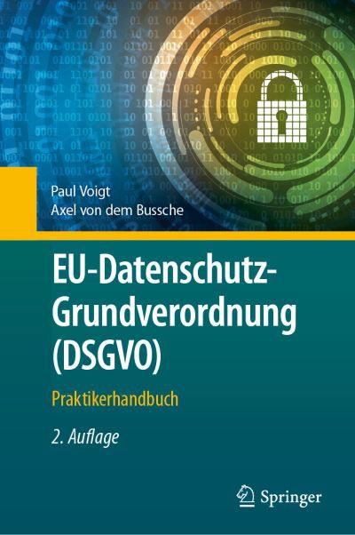 Cover for Paul Voigt · EU-Datenschutz-Grundverordnung (Buch) (2024)