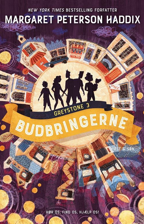 Cover for Margaret Peterson Haddix · Greystone: Greystone 3 - Budbringerne (Sewn Spine Book) [1º edição] (2021)