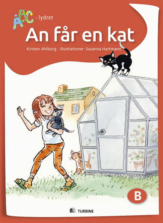 Cover for Kirsten Ahlburg · ABC-lydret: An får en kat (Hardcover Book) [1.º edición] (2016)