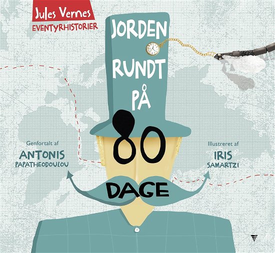 Cover for Jules Verne og Antonis Papatheodoulou · Jorden rundt på 80 dage (Bound Book) [1st edition] (2024)