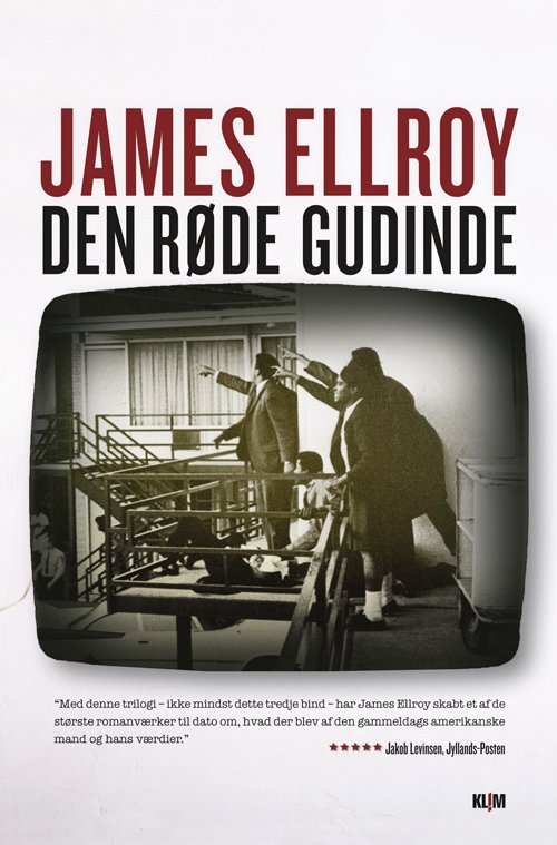 Cover for James Ellroy · Den røde gudinde (Sewn Spine Book) [1. Painos] (2012)