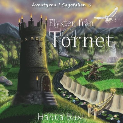 Cover for Hanna Blixt · Äventyren i Sagofallen: Flykten från tornet (Audiobook (MP3)) (2021)