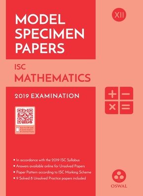 Cover for Oswal Publishers · Model Specimen Papers for Mathematics (Paperback Book) (2018)