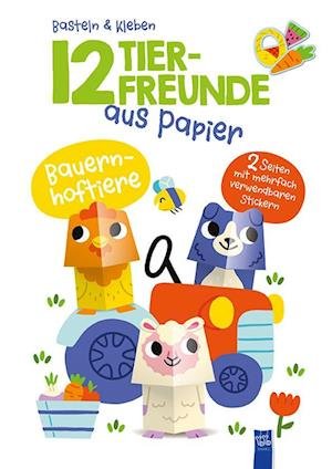 Bauernhofti - 12 Tierfreunde Aus Papier - Bücher -  - 9789464228199 - 