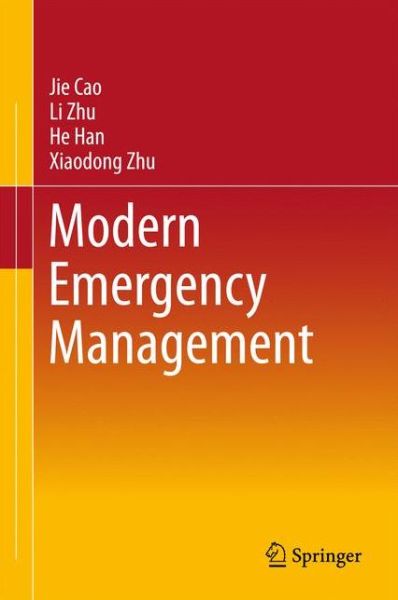 Cover for Cao · Modern Emergency Management (Bok) [1st ed. 2018 edition] (2017)