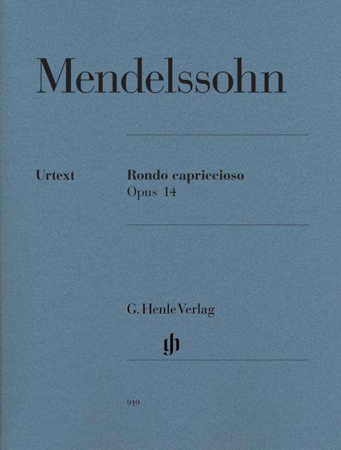 Rondo Capric.op.14,Kl.HN919 - Mendelssohn - Bücher - SCHOTT & CO - 9790201809199 - 6. April 2018