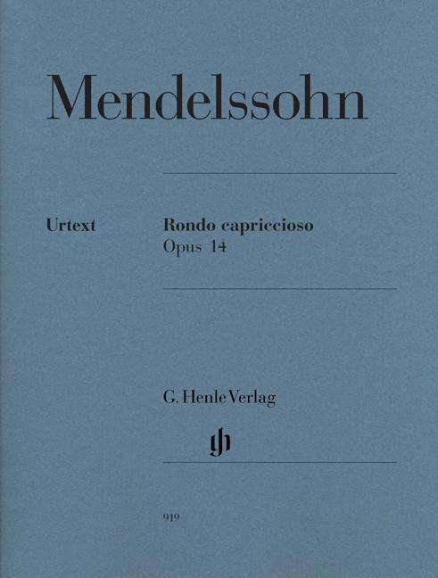 Cover for Mendelssohn · Rondo Capric.op.14,Kl.HN919 (Bog) (2018)