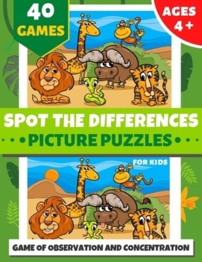 Cover for Cody · Spot the Differences Picture Puzzles for Kids (Paperback Book) (2020)