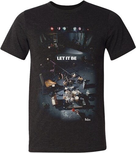 Cover for The Beatles · The Beatles Let It Be January 1969 Twickenham Session Photo Black Unisex Short Sleeve T-Shirt Small (Shirt) (2021)
