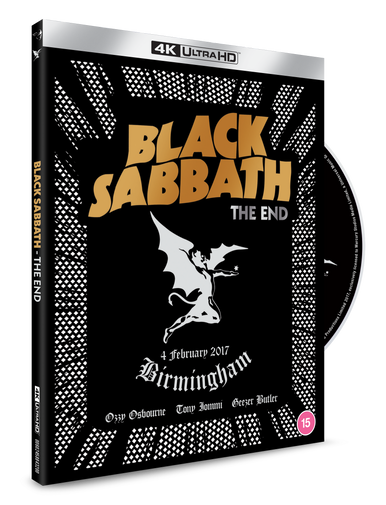 Cover for Black Sabbath · The End (Live From The Genting Arena, Birmingham, 2017) (4K UHD Blu-ray) (2024)