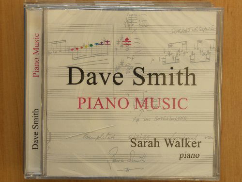 Cover for Sarah Walker · Dave Smith-piano Music (CD) (2010)