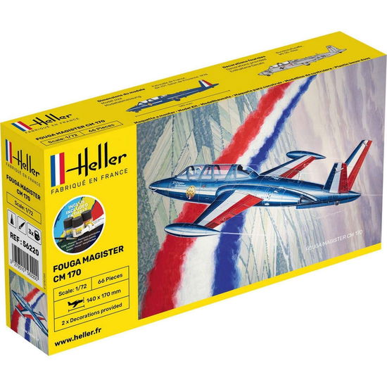 Fouga Magister Cm 170 (1:72) - Heller - Merchandise - MAPED HELLER JOUSTRA - 3279510562200 - 